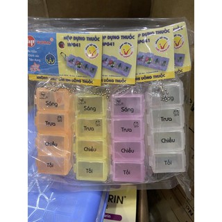 Hộp đựng thuốc - chia liều trong ngày -