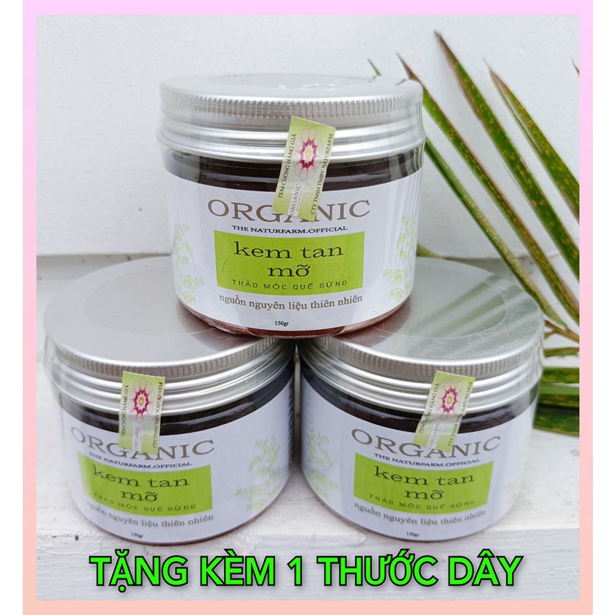 Kem tan mỡ thảo mộc quế gừng 150gr,tan mỡ bung cấp tốc