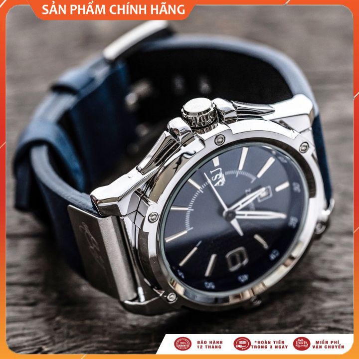 Đồng Hồ Nam ASJ Sport Máy Nhật, Dây Da Cao Cấp, Chống Nước Chống Xước Hiệu Quả [SALE GIÁ SỐC]