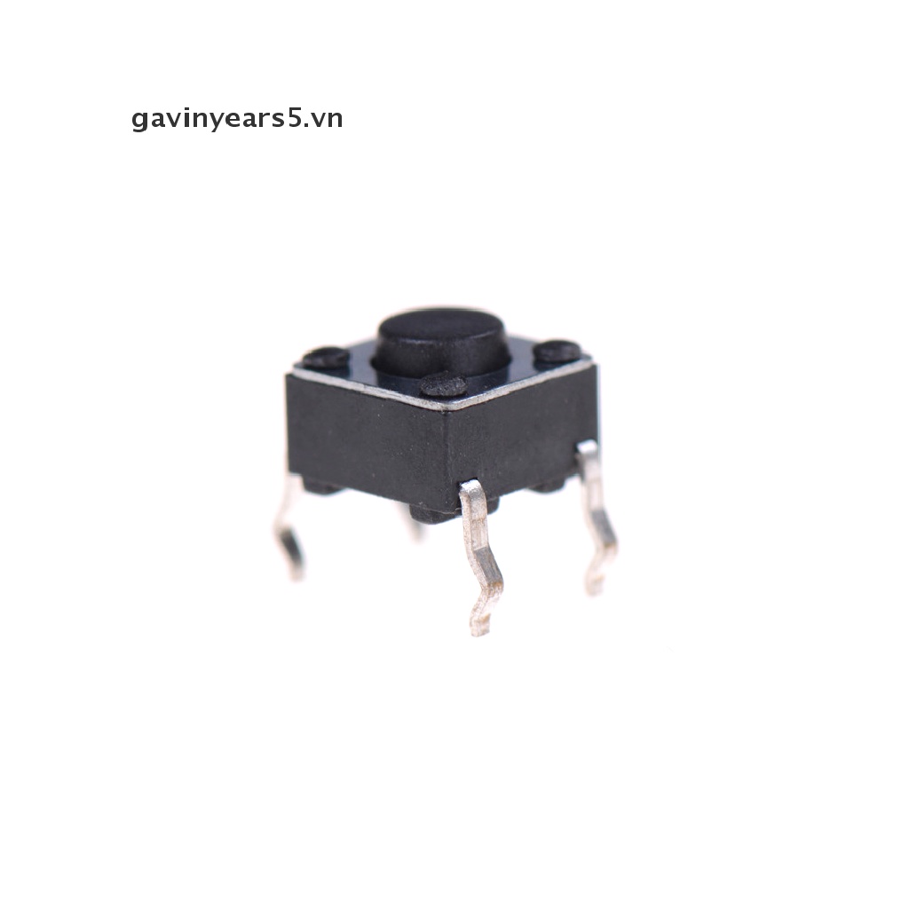 Bộ 100 Công Tắc Nút Bấm 6x6x4.5mm PCB Chuyên Dụng