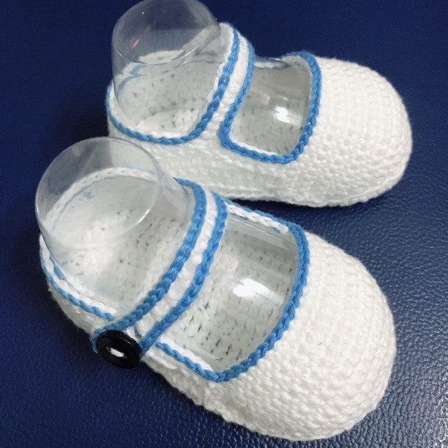Sản phẩm handmade ♥XUẤT NHẬT♥ LEN CAO CẤP♥ Giày len cho bé sơ sinh, Sản phẩm handmade từ len