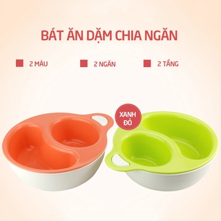 Bát ăn chia ngăn Inomata cho bé ăn dặm nội địa Nhật