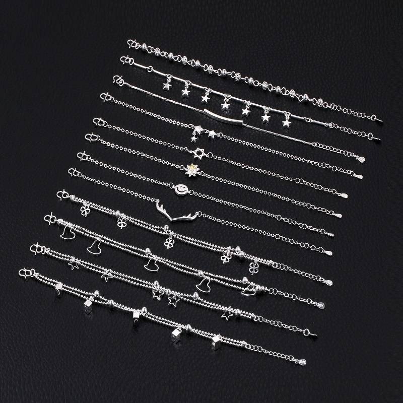 Lắc chân nữ nhiều mẫu dễ thương phụ kiện trang sức thời trang trend hàn quốc  namimi