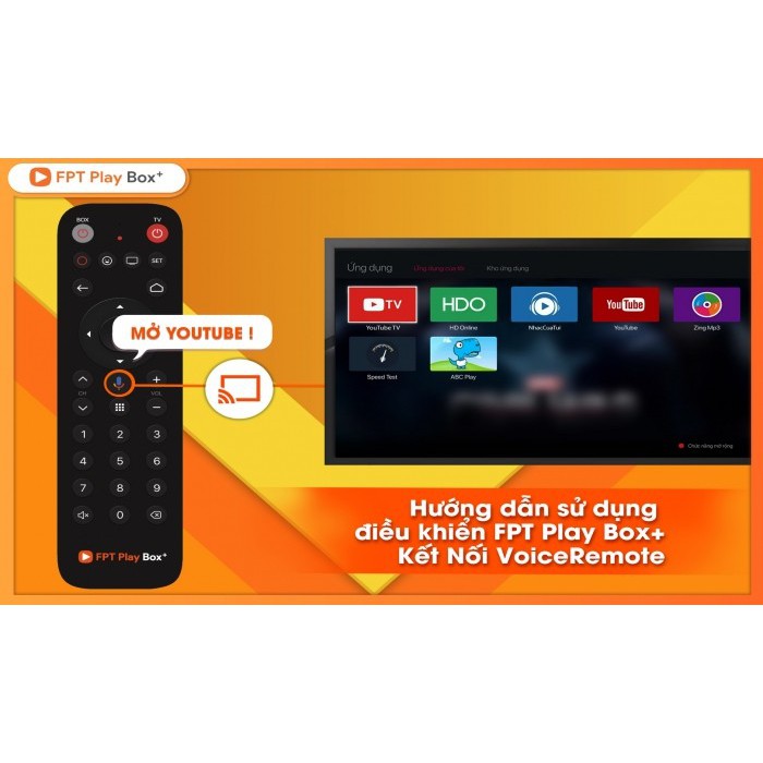 Điều khiển giọng nói cho FPT Play Box 2020(S550)-2019(S400)