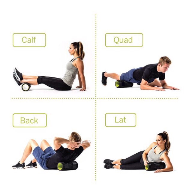 Con lăn massage yoga cao cấp, giãn cơ khi tập gym, thể hình Foam roller