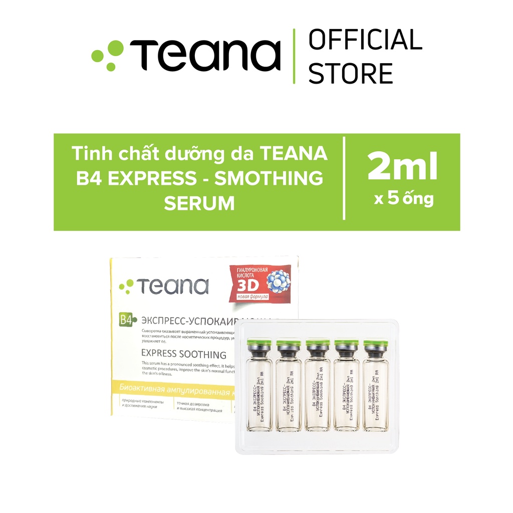 Serum Teana B4 Express Soothing giảm mụn, làm dịu và phục hồi da