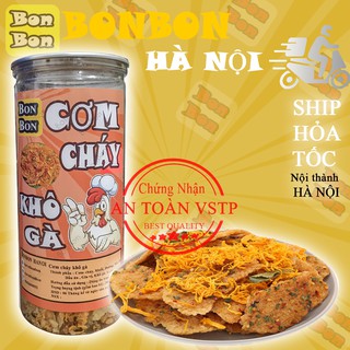 Cơm cháy lắc khô gà 300g BONBON Đồ ăn vặt Hà Nội vừa ngon,vừa rẻ. Bonbon