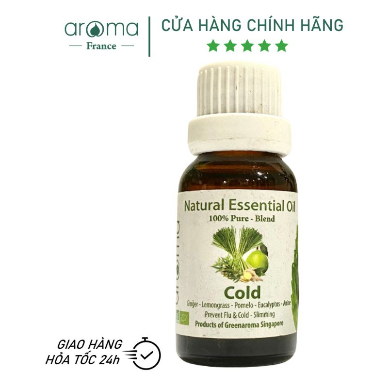 Tinh Dầu Xông Thiên Nhiên Aroma Sả Gừng - Cold Essential Oil