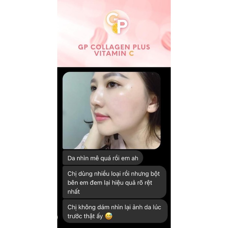 Bột Uống Collagen Hàn Quốc Vitamin C Trẻ hoá làn da ,Trắng sáng , xoá mờ nám , đều màu da GP Plus ( Chính Hãng )