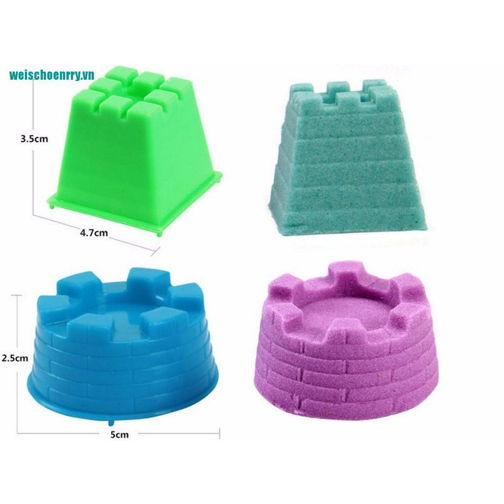 Weis♪Bộ Khuôn Nặn Cát, Đất Sét Dùng Trên Bãi Biển Dành Cho Trẻ Em (6 Cái)