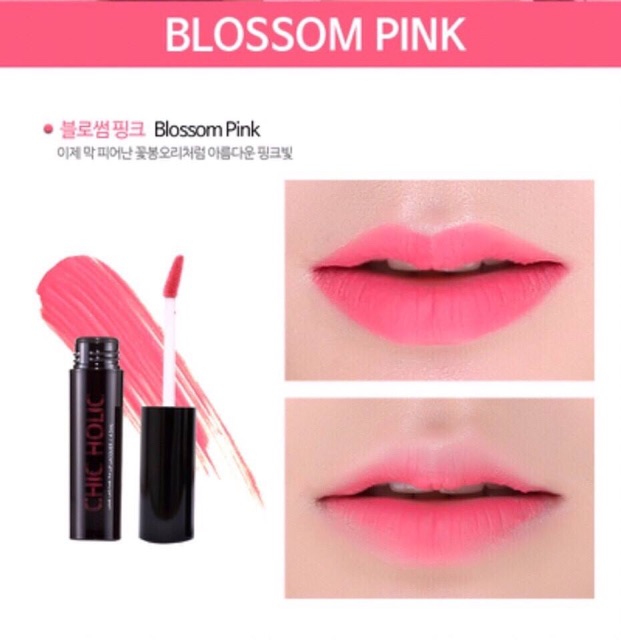 SON KEM SIÊU LÌ GIỮ ẨM CHIC HOLIC LONG LAST FIX LIP LACQUER: