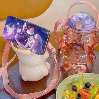 Bình Nước Smile cute dung tích 1 Lít Siêu Dễ Thương