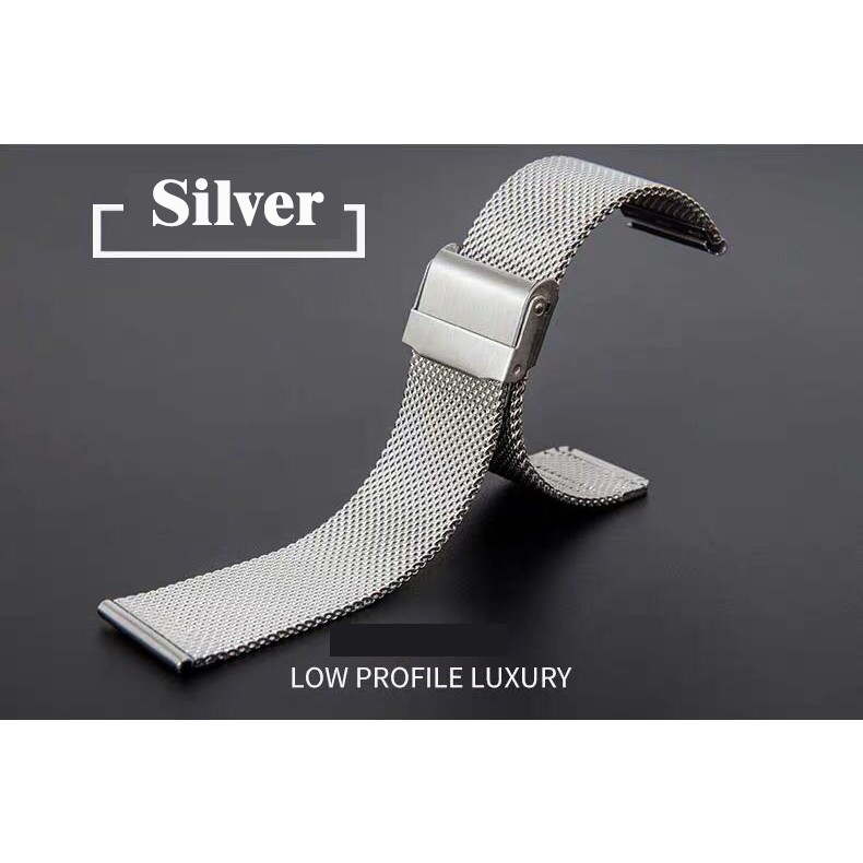 Dây đeo thép không gỉ Milanese cho đồng hồ thông minh Fitbit Versa / Versa 2 / Versa Lite