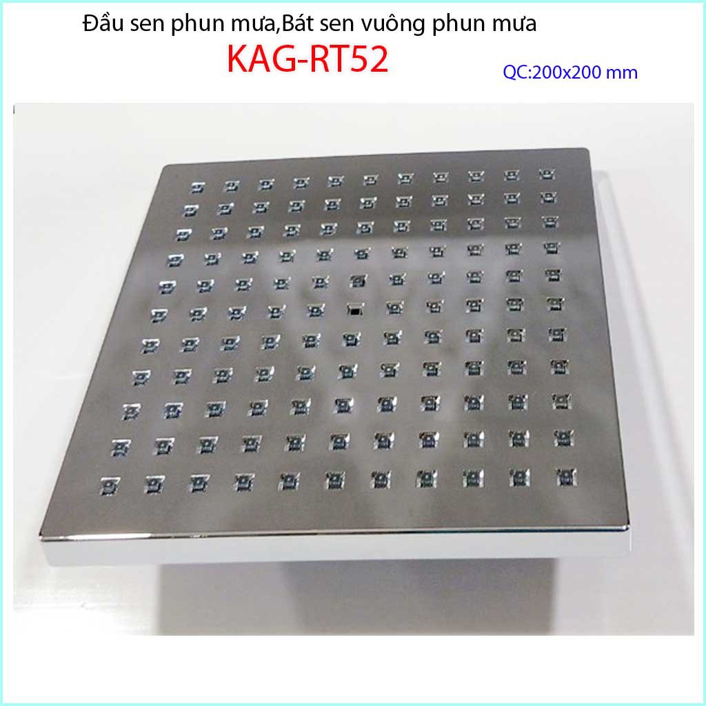 Cầu chắn rác sân thượng KAG-QC30 inox SUS304, thu nước máng xối đặt miệng ống D114 thoát nước nhanh chặn rác tốt