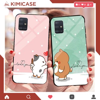 Ốp oppo a52 , a92 , a93 , a73 lưng kính bộ đôi
