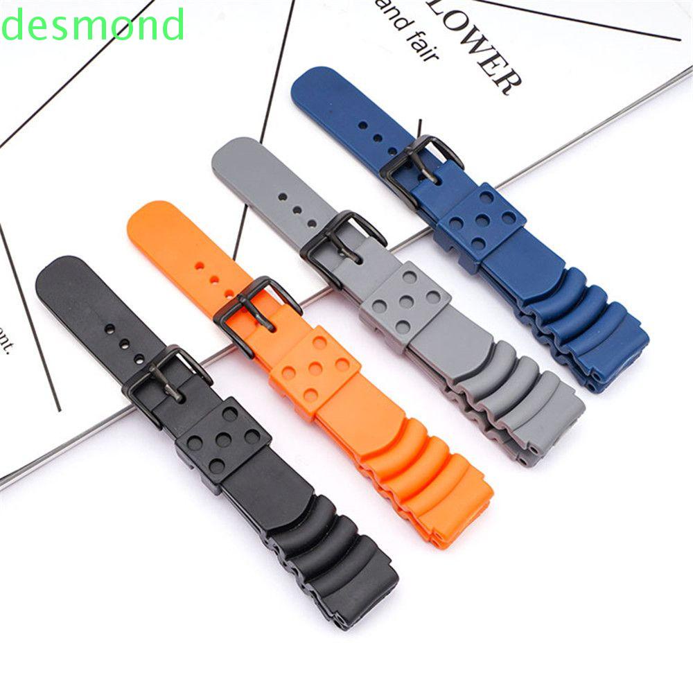 Dây đeo đồng hồ thể thao Seiko Casio bằng cao su silicon mềm chống thấm nước 20mm 22mm nhiều màu tùy chọn chất lượng cao