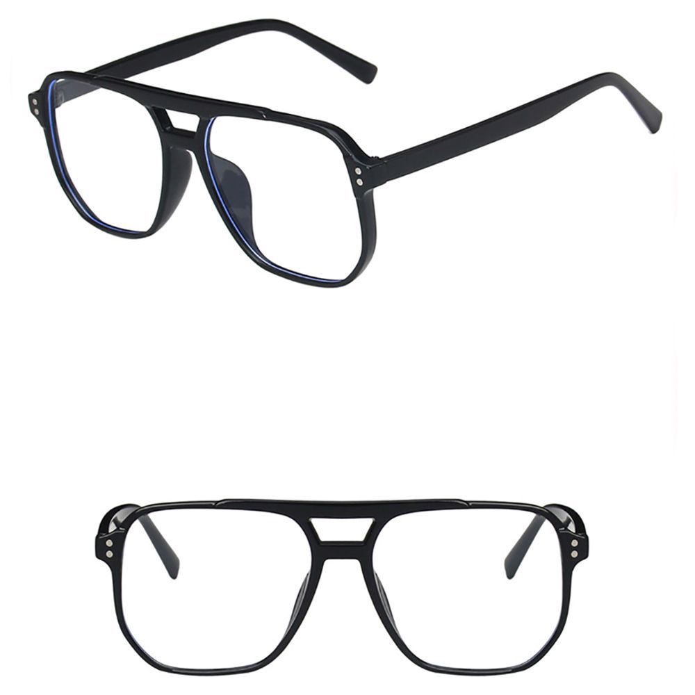 Mắt kính đọc sách chống ánh sáng xanh trong suốt phong cách Hàn Quốc cổ điển