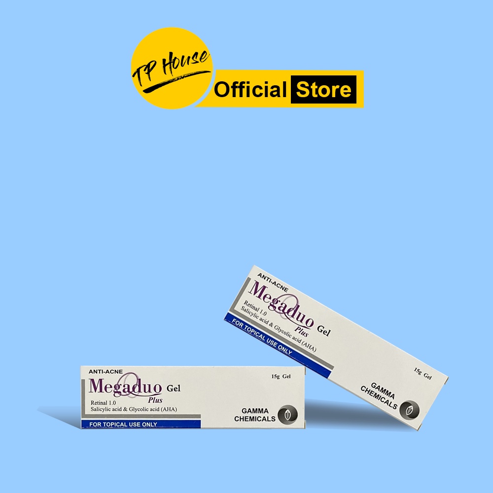 MEGADUO Gel 15g - Bản AHA và Plus Retinal 1.0 - Giảm Thâm Mụn, Trứng Cá, Dưỡng Da TPHOUSE