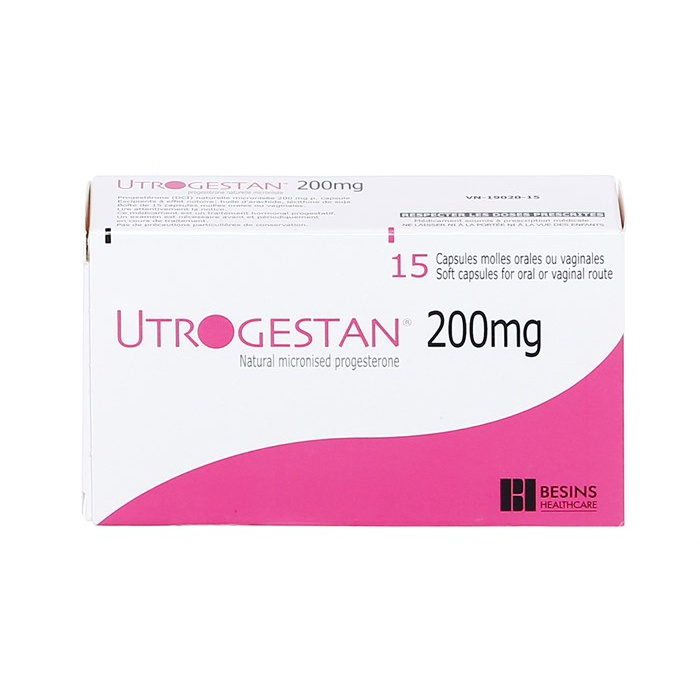 Utrogestan 200Mg Besins Hộp 15 Viên