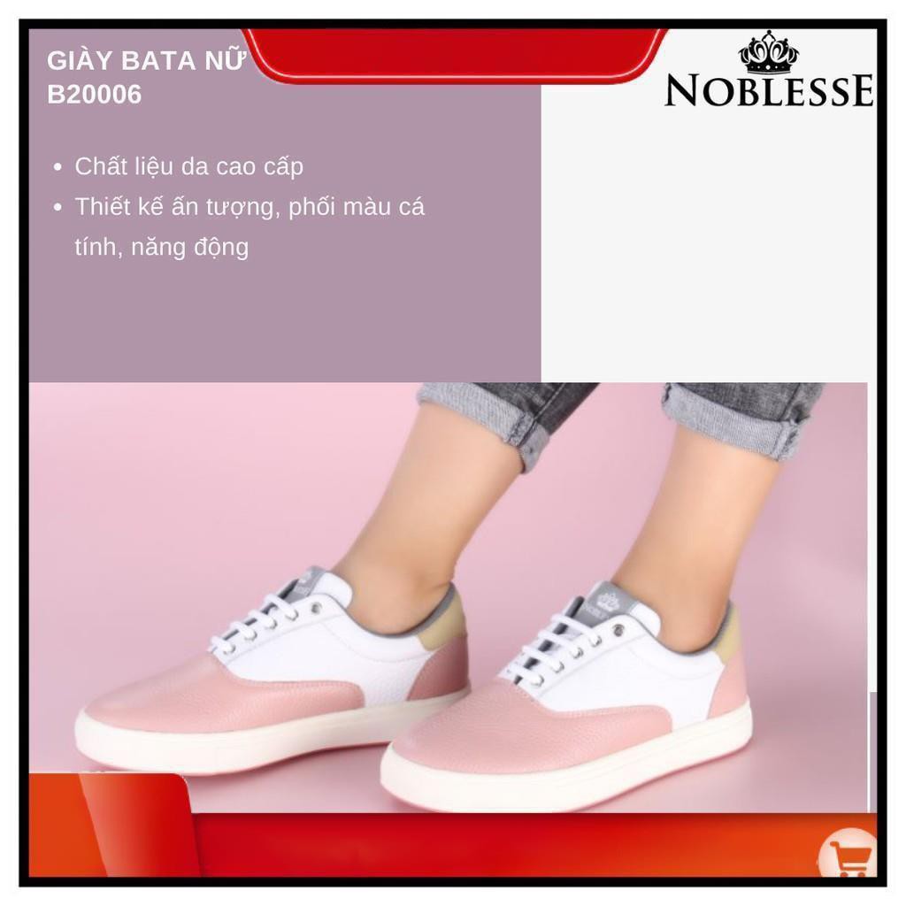 GIÀY THỂ THAO NỮ KIỂU DÁNG BATA CỔ THẤP CHÍNH HÃNG THƯƠNG HIỆU NOBLESSE B20006