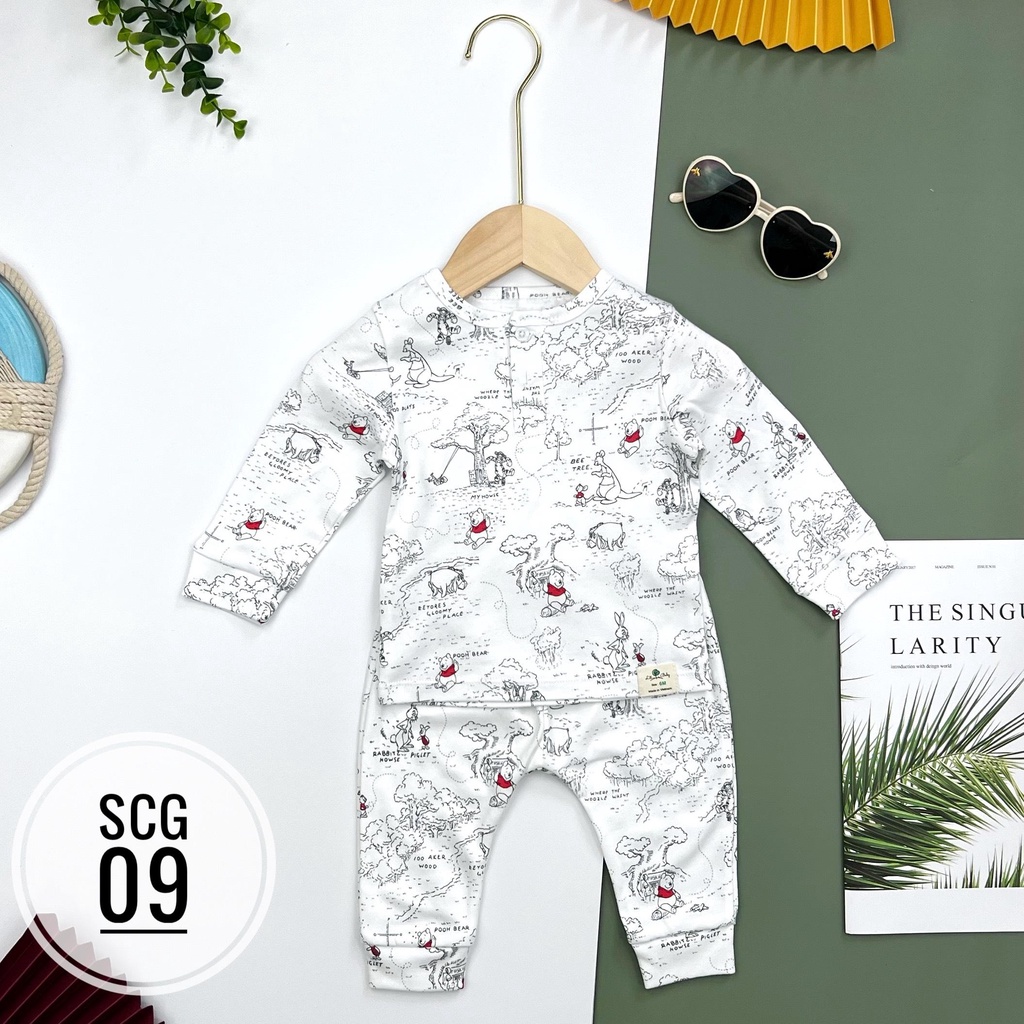 Bộ sơ sinh trẻ em LITIBABY chất PC
