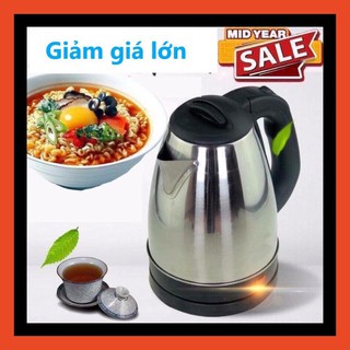 [ Loại 1 ] Ấm Siêu Tốc 1.8L Electric Kettle Inox, tiết kiệm điện năng