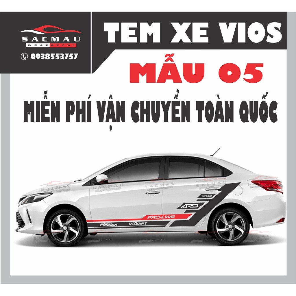 TEM XE TOYOYA VIOS