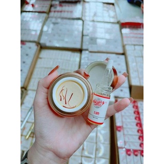 Combo trắng da kem nám saffron+noãn thực vật