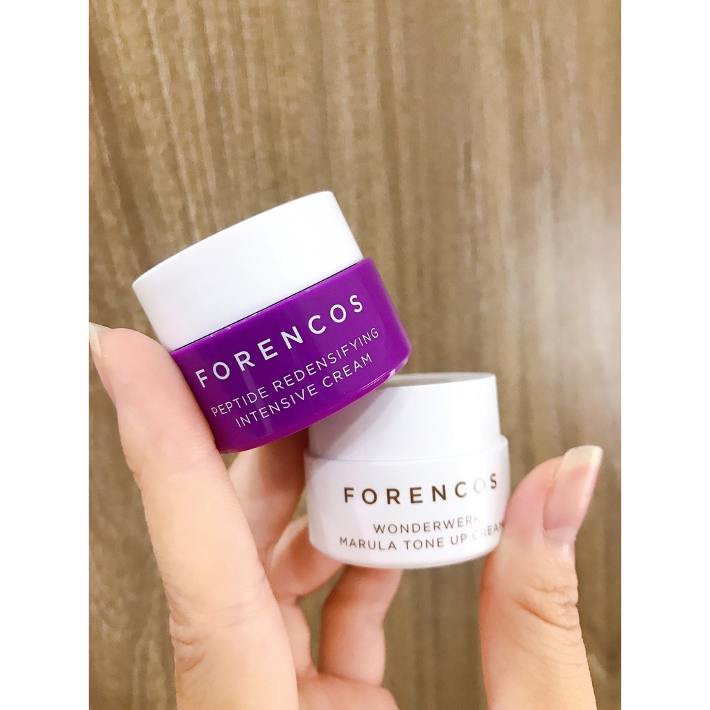 Kem Forencos tím mini size 10ml Hàn Quốc Zuka Beauty dưỡng da ban đêm cấp ẩm căng bóng hỗ trợ nám tàn nhang