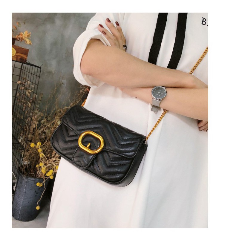 [Hàng loại 1] Túi xách nữ đeo chéo khóa mạ vàng sang chảnh siêu xinh TX22 túi đeo vai | BigBuy360 - bigbuy360.vn