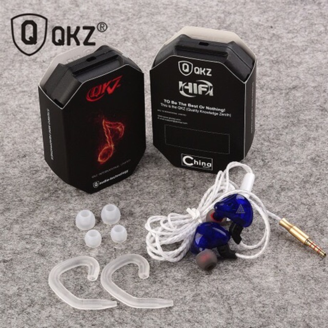 Tai Phone nghe nhạc chơi game chống ồn QKZ BASS CK5 FULL BOX