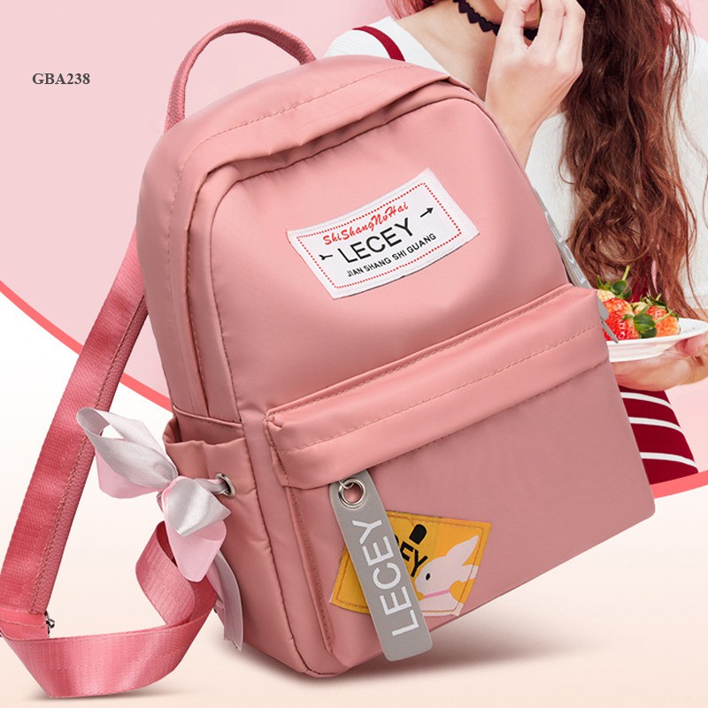(Ảnh thật) Balo vải Hàn Quốc, Cặp xách trẻ trung, vừa A4, chống thấm nước tiện lợi dùng đi học, đi làm, du lịch GBA238