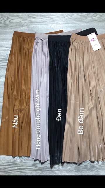 Chân váy xếp li dáng dài midi (kèm ảnh thật và video) | BigBuy360 - bigbuy360.vn