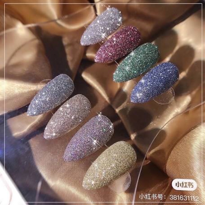 Set 8 hũ nhũ rắc Flash siêu sáng đẹp