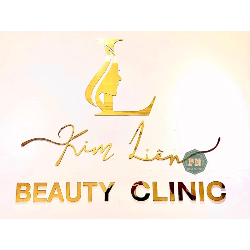 Bộ Chữ - Logo Dán Tường_Bảng Trang Trí Nhà Cửa Tên Shop Spa,Nail,Mi Thiết Kế Theo Yêu cẦu