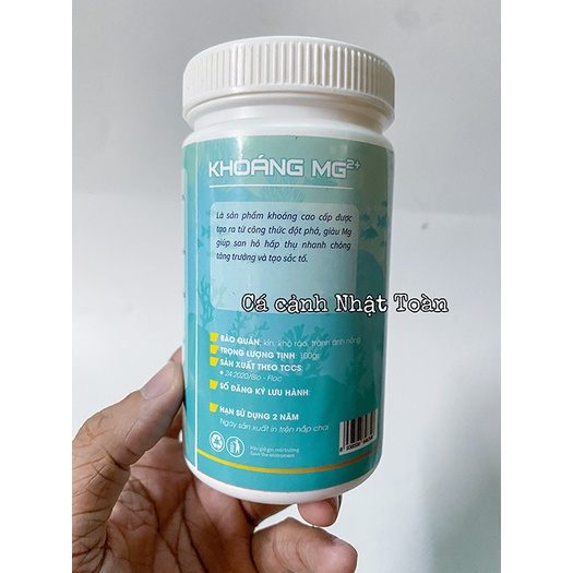 KHOÁNG MG 2+ GIẢI PHÁP BỔ SUNG MG 2+ TỰ NHIÊN MRBIO FISH CHO SAN HÔ BỂ CÁ BIỂN 150G