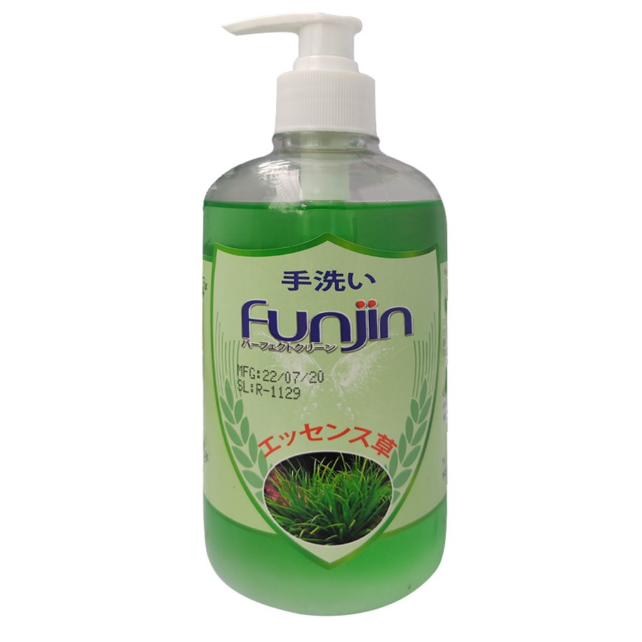 Nước rửa tay Funjin Nhật Bản tinh chất cỏ Nhật, giữ ẩm da tay, sạch vi trùng 450mL - NppTruongThanh789