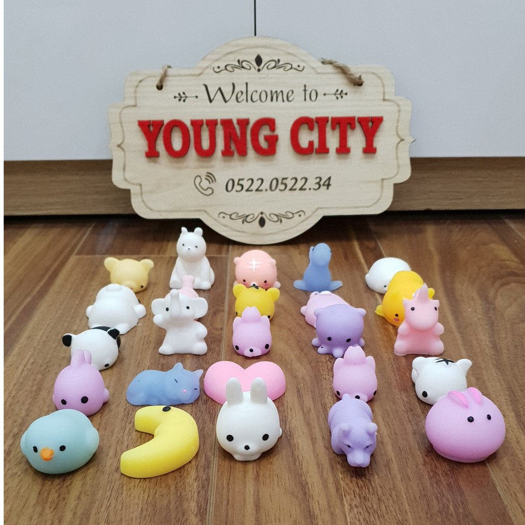 Đồ Chơi Squishy Mochi Hình Thú Cực Dễ Thương Siêu Mềm Siêu Mịn