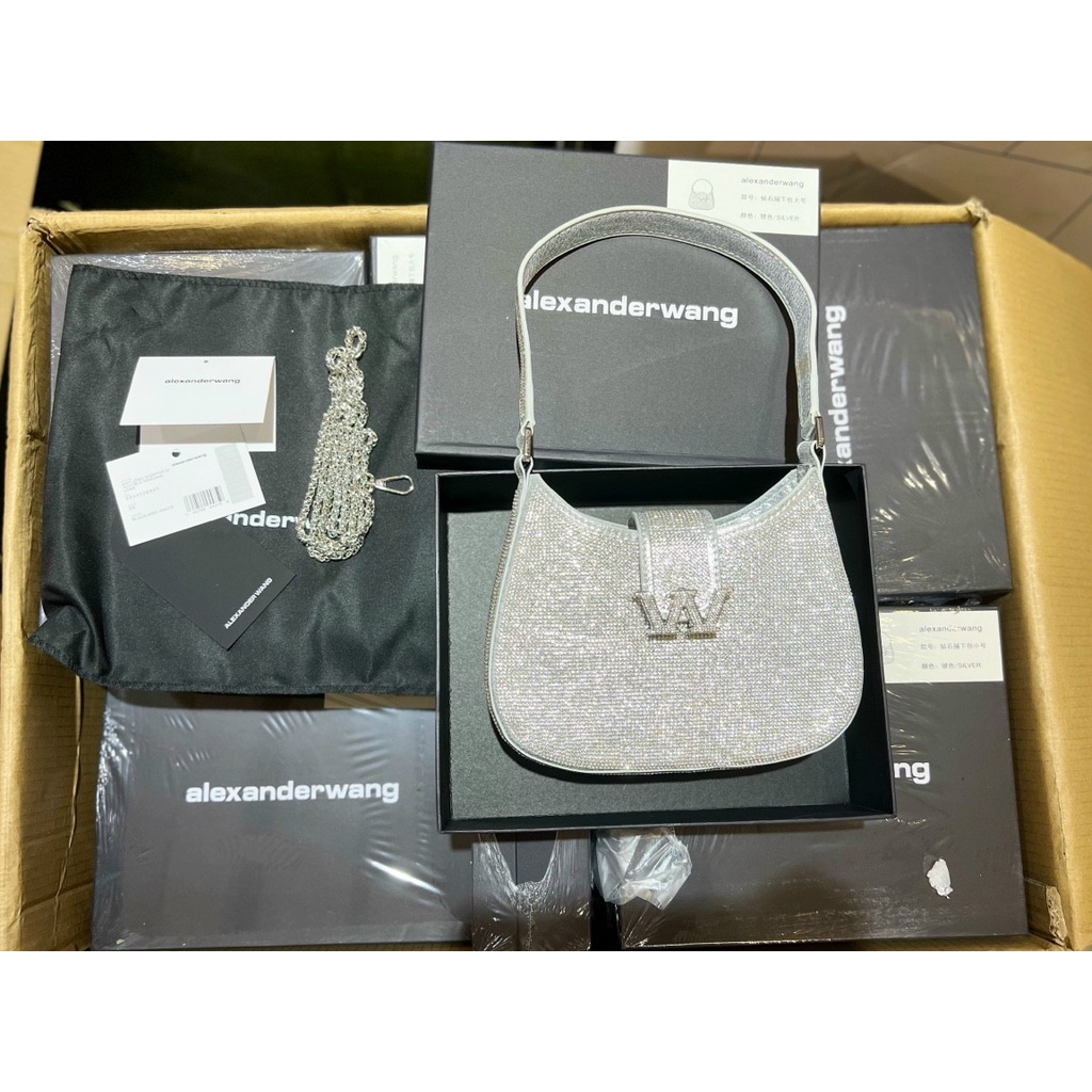 Túi xách tay + đeo chéo bling siêu nét size 20cm full box đủ màu