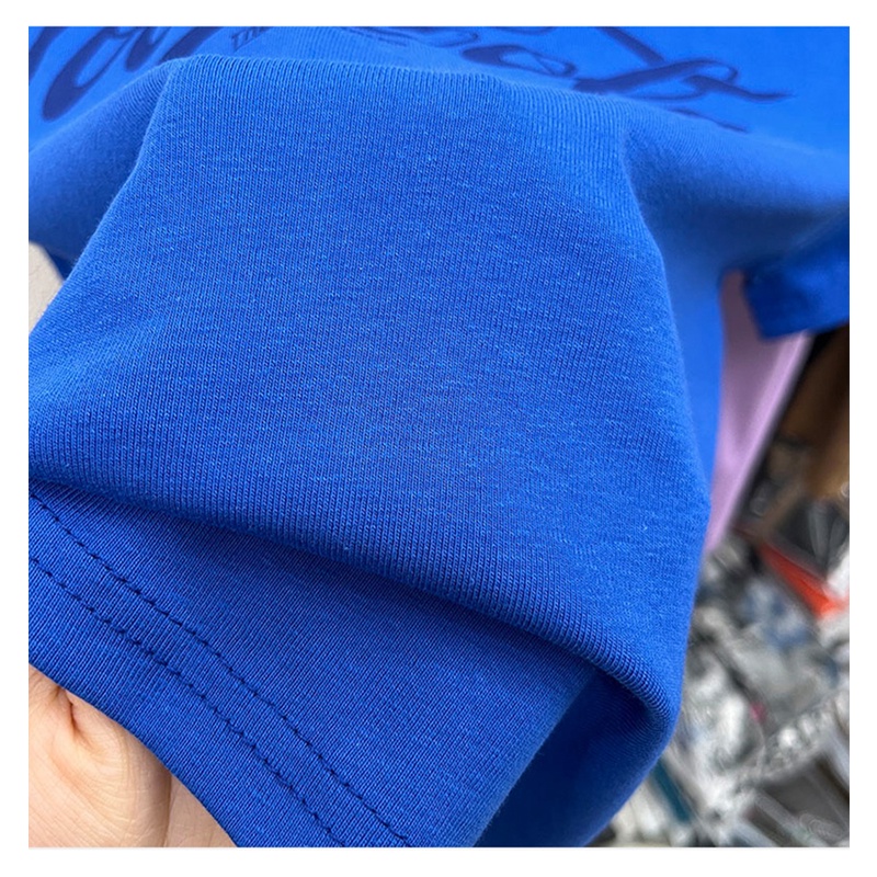 Áo Thun Tay Ngắn Cổ Tròn Form Ôm In Chữ Thời Trang Mùa Hè Cho Nữ