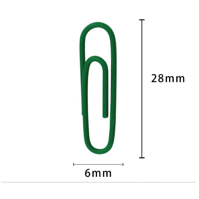 Ghim cài màu / Ghim kẹp giấy / Kẹp tài liệu nhiều màu M&G ABS91699, Hộp 100pcs