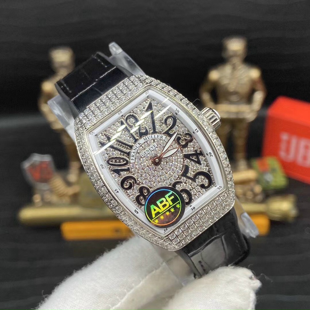 Đồng hồ nữ Franck Muller V32 ABF 32mm máy Swissquartz thụy sĩ, hàng chuẩn loại 1, full đá cao cấp