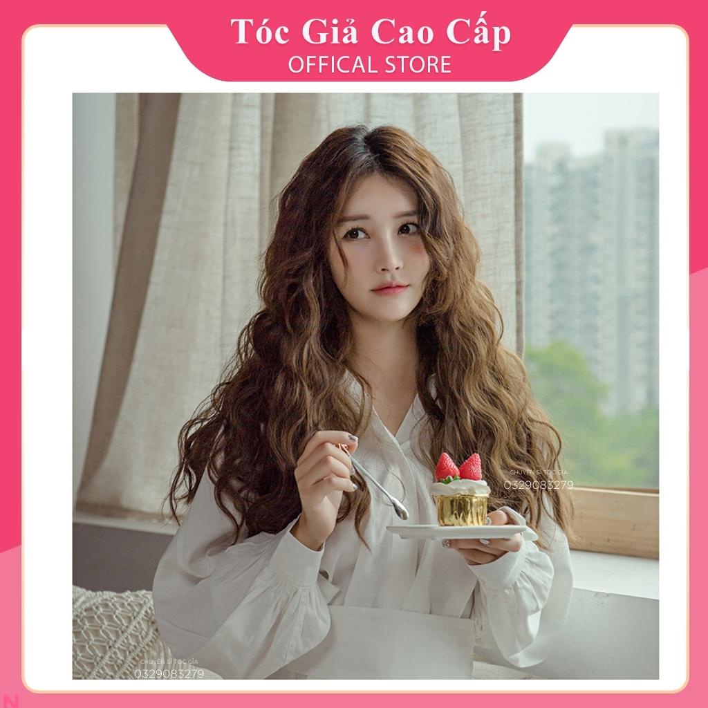 Tóc giả kẹp chữ U, SALE, mẫu xù sóng, kèm ảnh thật ku08 và ku18