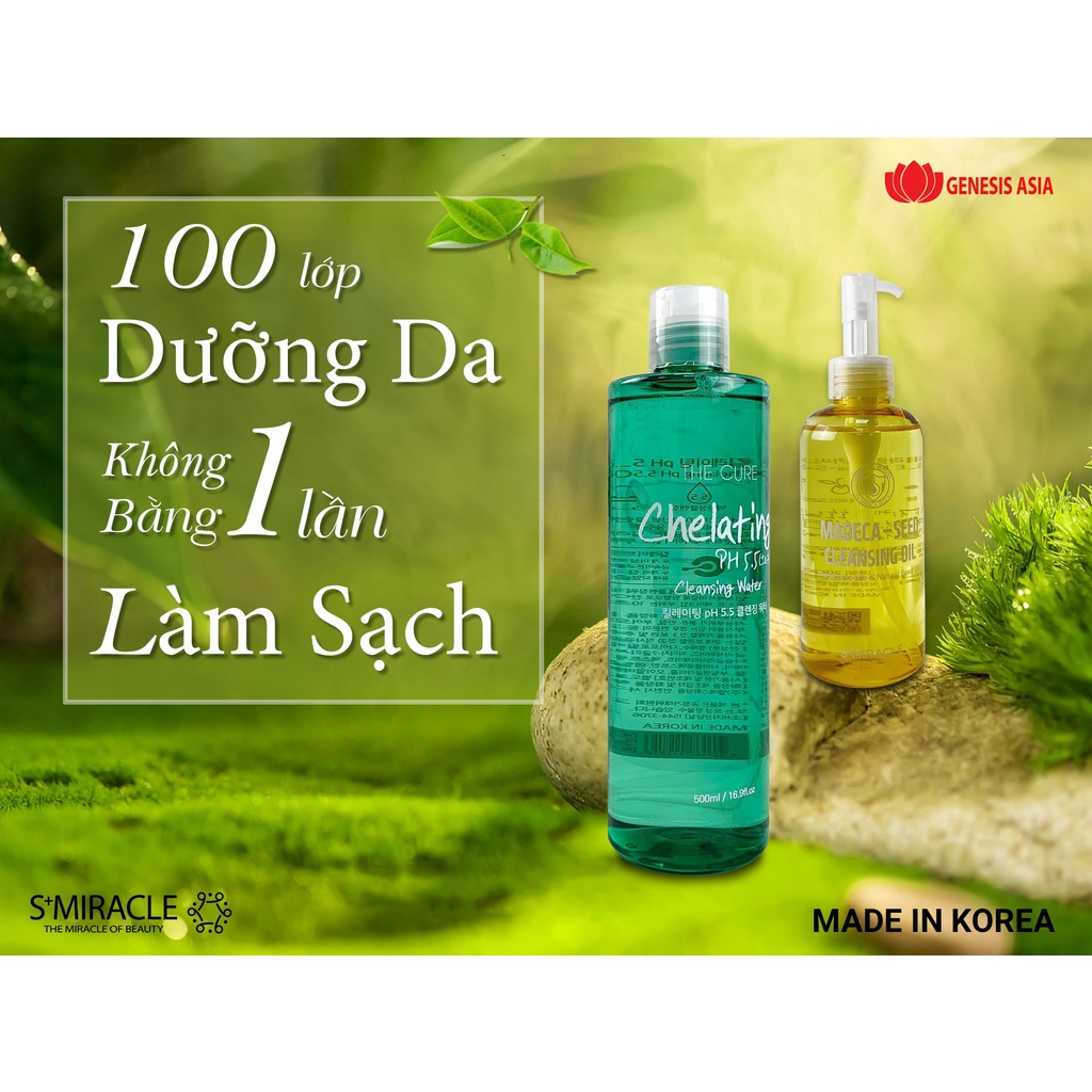 Nước tẩy trang The Cure Chelating Smiracle 500ml chính hãng Hàn Quốc | BigBuy360 - bigbuy360.vn
