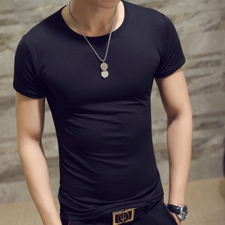 Áo thun trơn nam body co dãn tốt