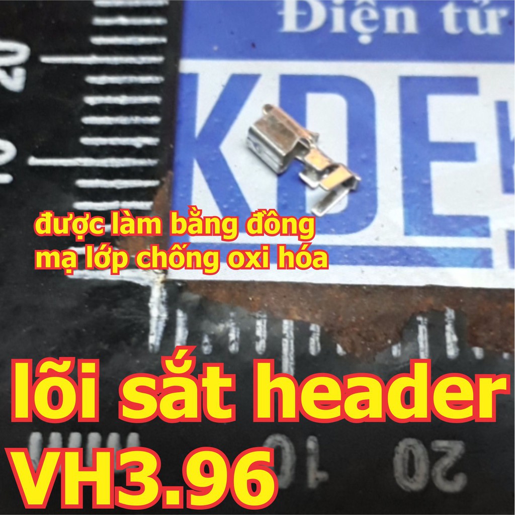 lõi sắt, lõi chân cắm header đầu nối VH3.96 3.96mm (gói 100 cái) kde6149