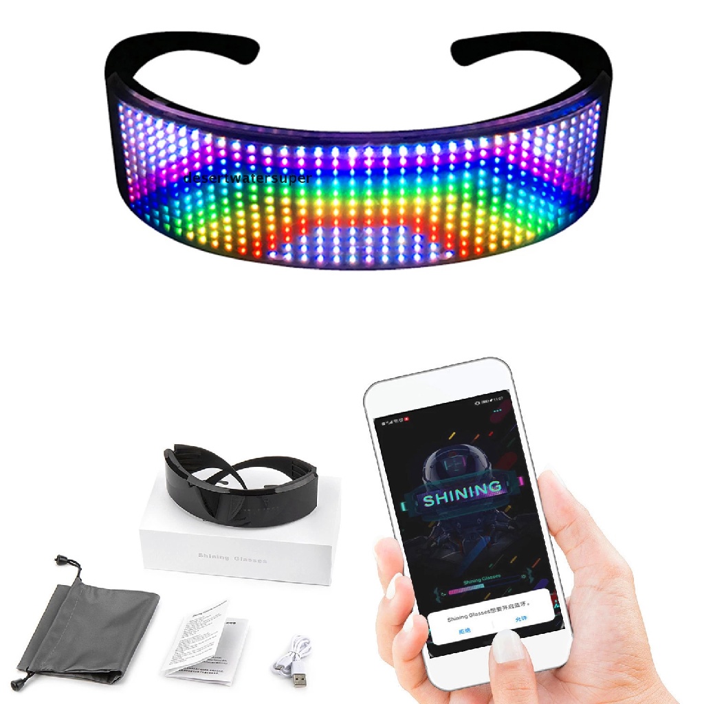 Kính Có Đèn LED Hiển Thị Chữ Cho Người Lớn