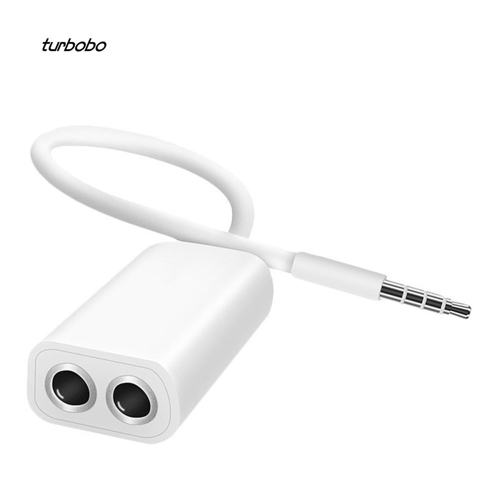 Dây Cáp Chia Âm Thanh Từ Giắc Cắm 3.5mm Sang Cổng Cắm Kép Cho Điện Thoại Tiện Dụng Cao Cấp