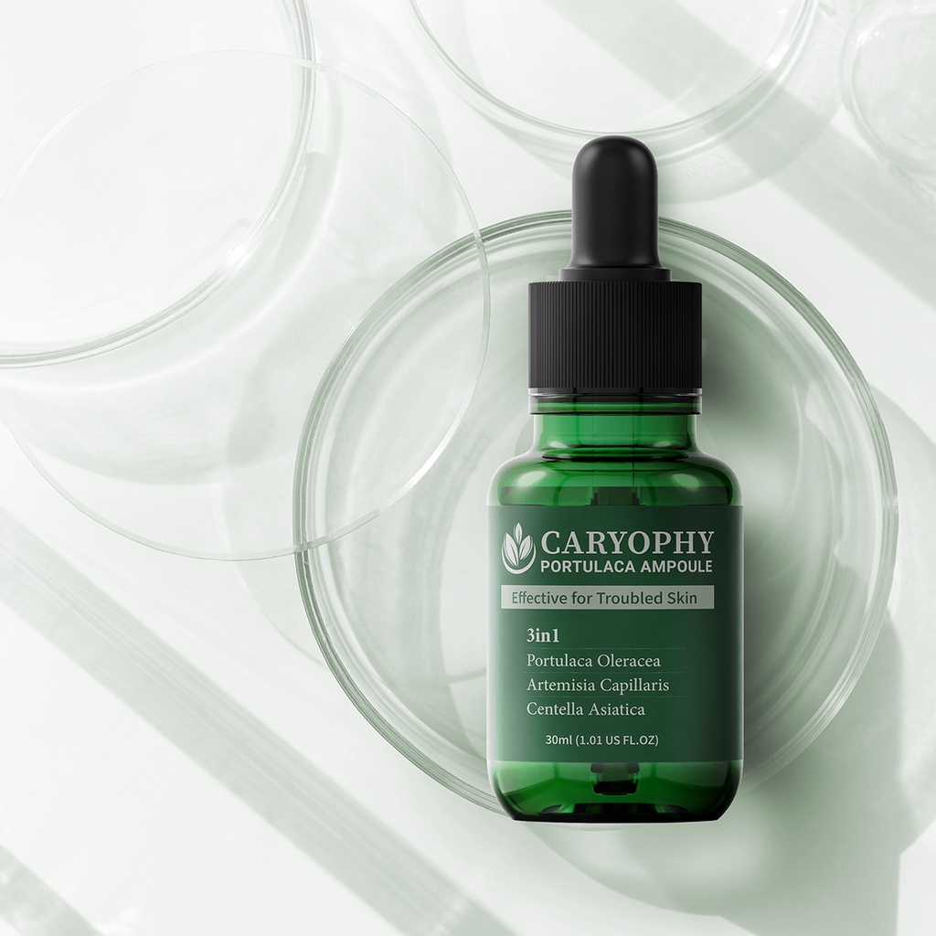 Serum rau má giảm mụn mờ thâm Caryophy Portulaca Ampoule 30ml