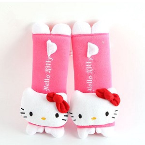 1 Cặp Vỏ Bọc Dây Đai An Toàn Xe Hơi Họa Tiết Siêu Anh Hùng Cho Bé